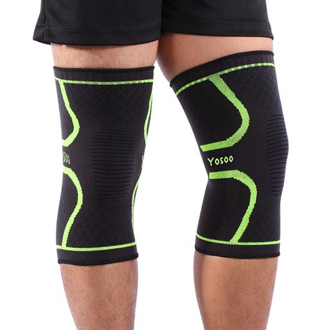 Yosoo Athletic Knee Compression Sleeve Support Brace 4 Joint Pain