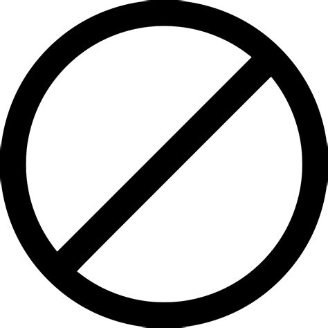 Svg Prohibited Entry Symbol No Free Svg Image And Icon Svg Silh