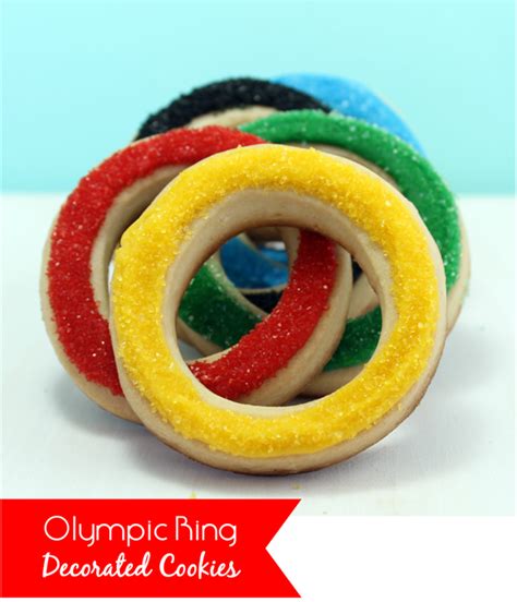 Olympic Ring Sugar Cookies Recipe Party Ideas Party Printables Blog