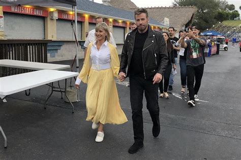 She said selling a large amount of her. John Travolta and Olivia Newton-John don Grease outfits