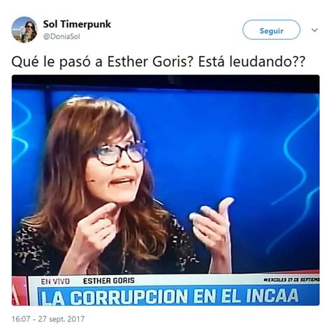 Esther Goris Víctima De Las Críticas En Las Redes Por Su Nuevo Rostro Infobae