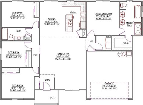 House Floor Plans 4 Bedroom 2 Bath ~ Manufactured Homes 4 Bedroom Floor