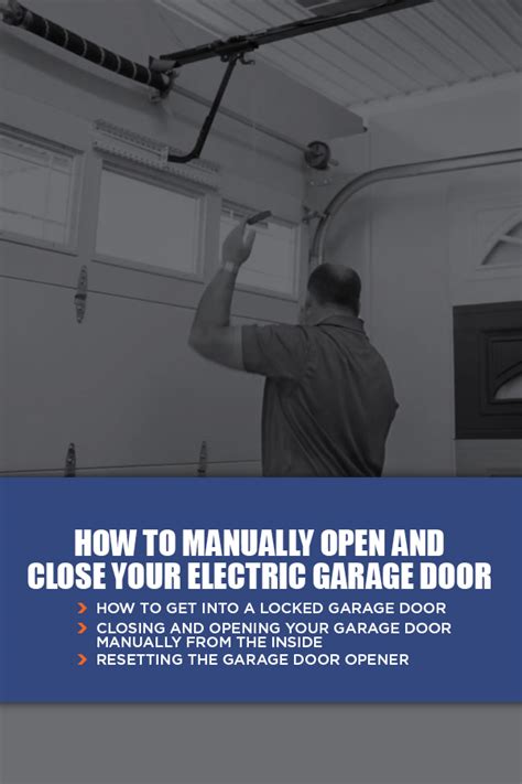 If the power goes out or you have misplaced the remote, you can open the door manually. How to Manually Open Your Garage Door | Marvin's Garage Doors
