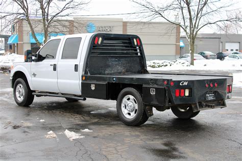 Used 2013 Ford F 350 Super Duty Xlt 4x4 Diesel Flat Bed With 5th Wheel