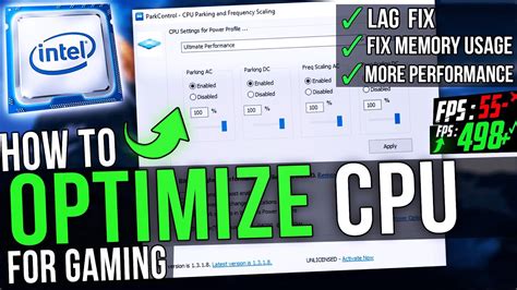 🔧cpu How To Optimize Processor For Gaming In Windows 10 ️ Fps Boost