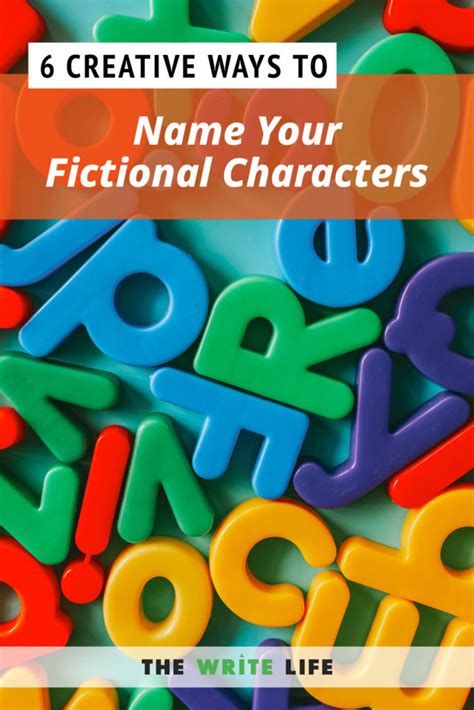 Character Names 6 Creative Ways To Name Your Fiction Characters