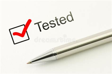 Tested Questionnaire Survey Quality Check Medical Test Checkbox