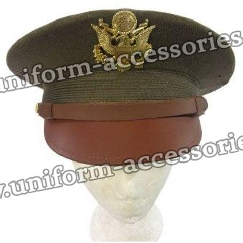Us Army Officers Service Cap Olive