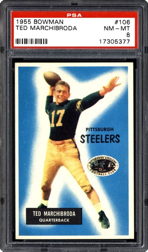 Auction Prices Realized Football Cards 1955 Bowman Ted Marchibroda