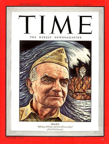 1945 Admiral Halsey Time Magazine Time Life Magazine Cover