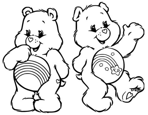 Desenhos De Ursinhos Carinhosos Para Imprimir E Colorir
