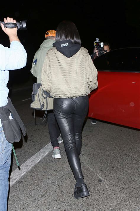 Kylie Jenner Out In Beverly Hills Knee Boots Over Knee Boot Leather Fashion Kylie Jenner