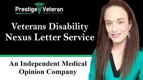 Introduction To Our Services Va Disability Nexus Letter Source Youtube
