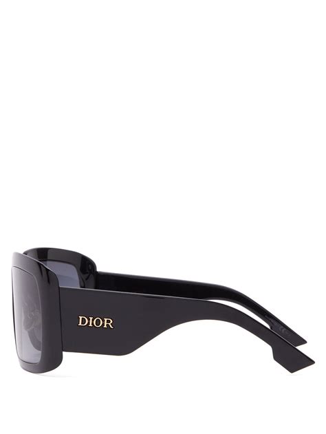 Dior Diorsolight2 Oversized Square Acetate Sunglasses In Black Lyst