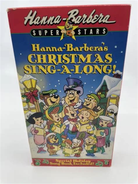 Hanna Barberas Christmas Sing Along Vhs Video Flintstones Yogi Jetsons