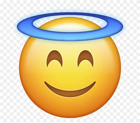 Descargar Angel Halo Emoji Icon Pawis Emoji Bday Smiley Emoji Png
