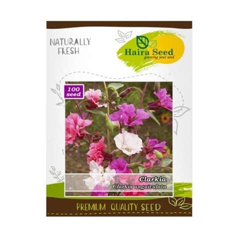 Beli aneka produk tanaman hias online terlengkap dengan mudah, cepat & aman di tokopedia. Jual Benih Bibit Bunga Clarkia 100 Biji Haira Seed Tanaman ...
