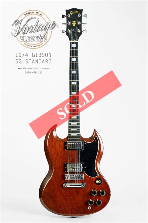 Gibson Sg Standard Guitar Vintage Electric