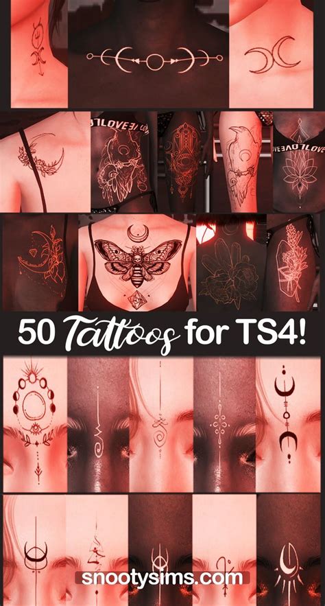 The Sims 4 Tattoos The Best 50 Tattoo Mods And Cc October 2022 In 2023