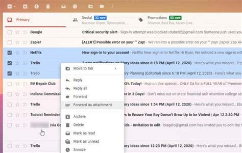 How To Forward Multiple Emails In Gmail