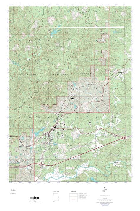 Mytopo Heflin Alabama Usgs Quad Topo Map