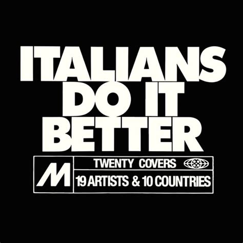 Italians Do It Better Covers Electricityclub Co Uk