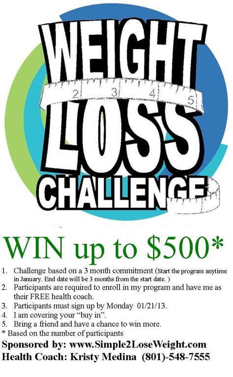 Weight Loss Challenge Poster Ideas Weightlosslook