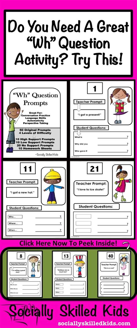 Speech Therapy Wh Questions For Preschoolers Worksheets Kidsworksheetfun