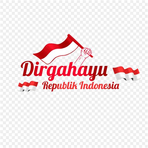 Ilustrasi Teks Dirgahayu Republik Indonesia Republik Indonesia