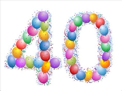 40th Birthday Pictures Clip Art Clipart Best
