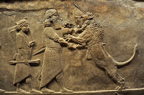 Lionofchaeronea Assyrian Relief Sculpture From The North Palace At