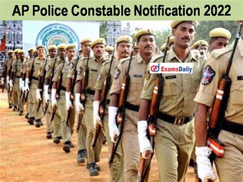 Ap Police Constable Notification Pdf Out Apslprb Sct Pc
