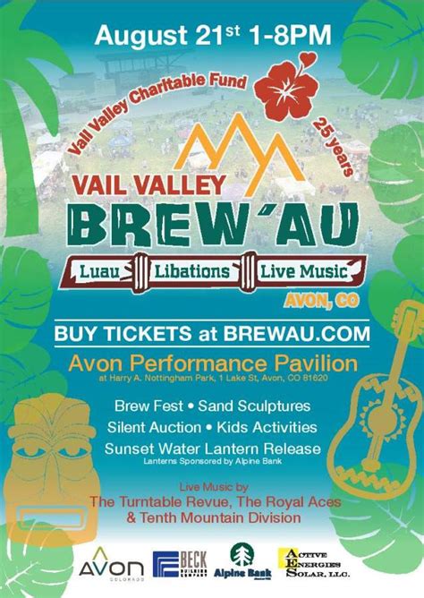 Vail Valley Brew ‘au Partners With Vail Valley Charitable Fund