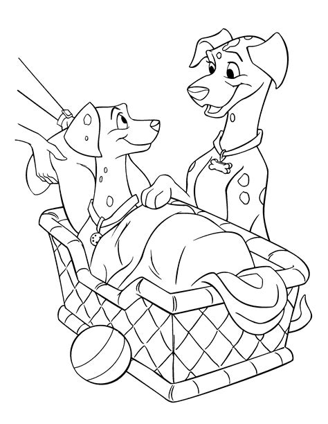 Kleurplaat Disney Kleurplaat 102 Dalmatiers » Animaatjes.nl