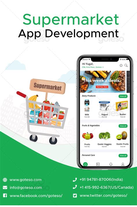 Prismetric is an iso 9001:2015 certified mobile app development company having a development center in india with offices in usa & brazil that offer exceptional applications development for iphone, ipad. Goteso is the leading supermarket app development firm ...