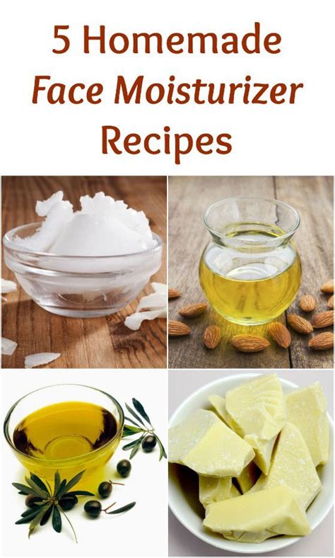 Dry skin and sensitive skin are not mutually exclusive. 5 Homemade Face Moisturizer Recipes | Homemade face ...