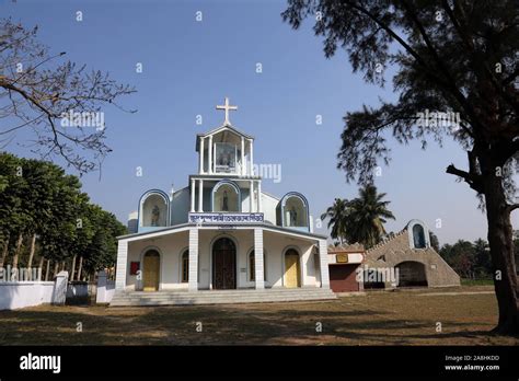Catholic Church In Basanti West Bengal India Stock Photo Alamy