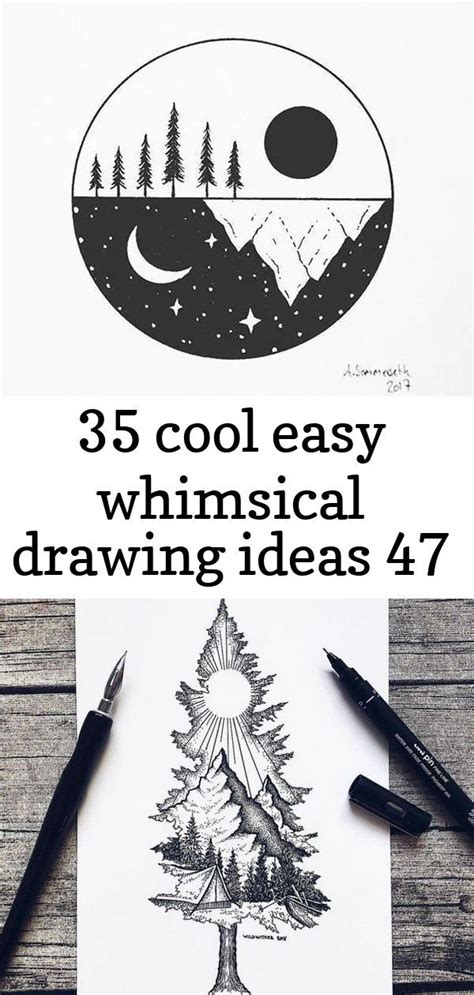 35 Cool Easy Whimsical Drawing Ideas 47 Sketch Tattoo Design