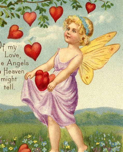 9 Vintage Valentine Fairy Images Valentine Fairy Vintage Valentines