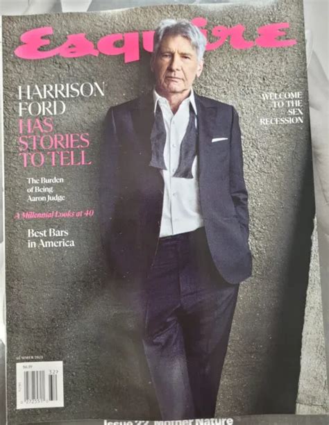 ESQUIRE MAGAZINE SUMMER 2023 HARRISON Ford Brand New Random Cover In