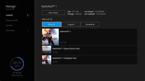 How To Move Xbox One Games To An Xbox One X Using An External Hard