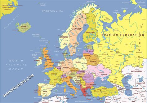 Incredibile Cartina Geografica Politica Europea Cartina Cloud