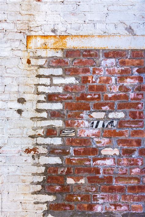Old Painted Brick Wall By Stocksy Contributor Alan Shapiro Stocksy
