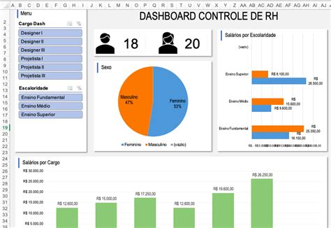 Planilha Controle De RH Recursos Humanos Studio Excel