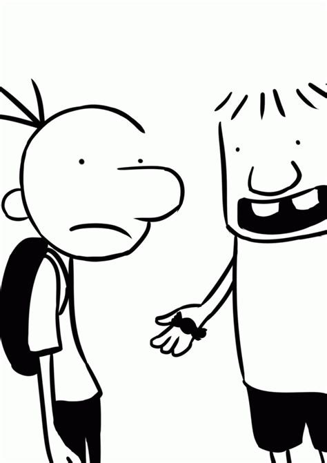 Diary Of A Wimpy Kid Coloring Pages - Coloring Home
