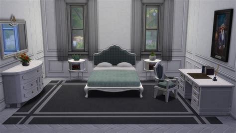 Mod The Sims Federal Bedroom Converted By Thejim07 • Sims 4 Downloads