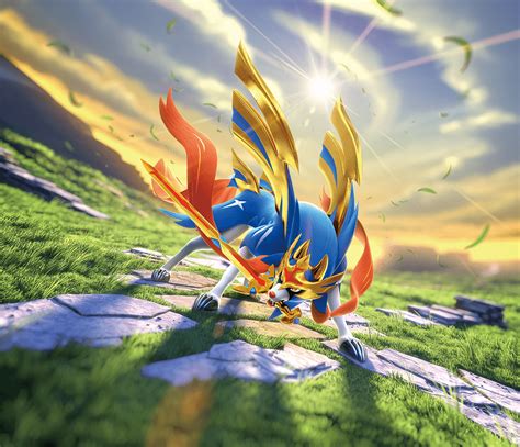Der großteil des dominanten felles ist blau. Zacian Wallpapers - Wallpaper Cave