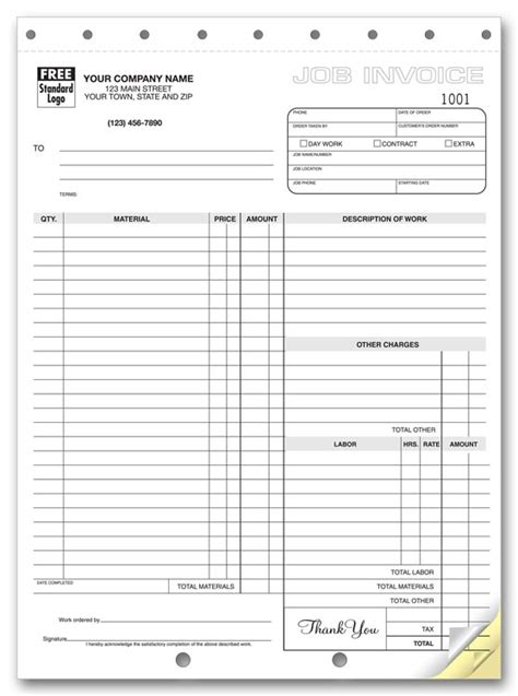 Work Orders Work Order Forms Invoice Work Order Print Forms