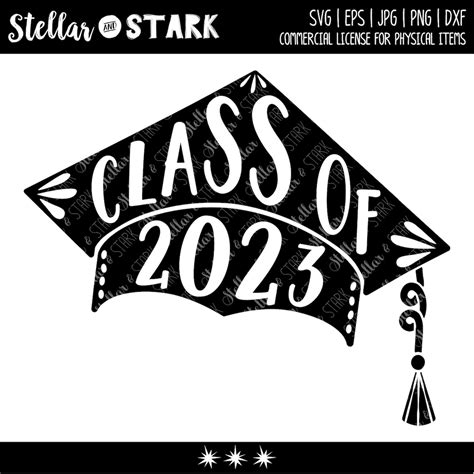 2023 Graduation Cap Svg 2023 Graduation Cap Svg Graduation Etsy