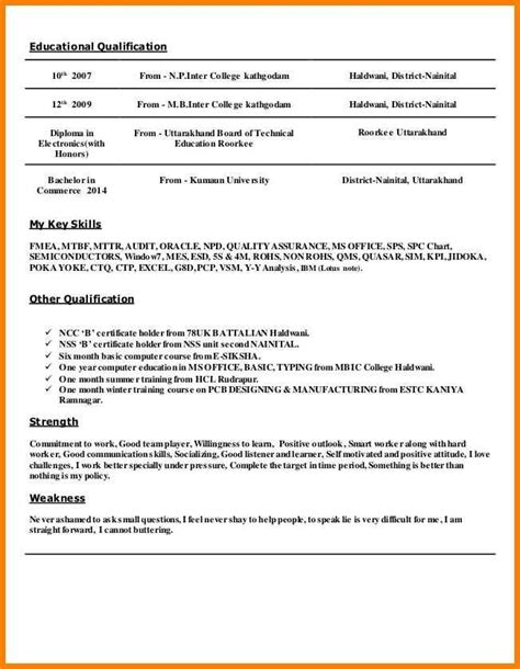 Resume examples & samples for every job. Resume Format Qualifications - Resume Templates | Resume format, Resume, Resume templates